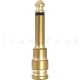 Solderless Plug - Straight Brass